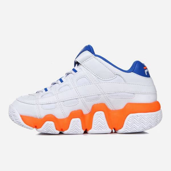 Fila Barricade Xt 97 Low Kd Boy's Sneakers - White/Orange,NZ 96-48716